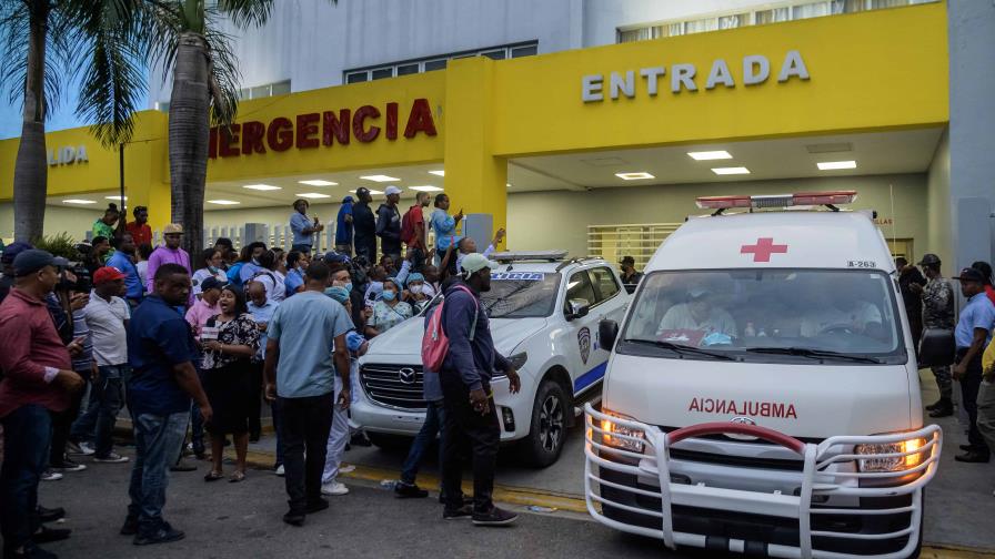 La víctima aun por identificar su identidad estaba ingresada en el hospital Juan Pablo Pina.